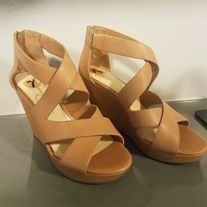 Wedge strap sandals
